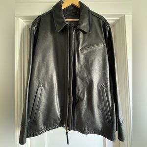 Classic Eddie Bauer Leather Jacket, 2XL
